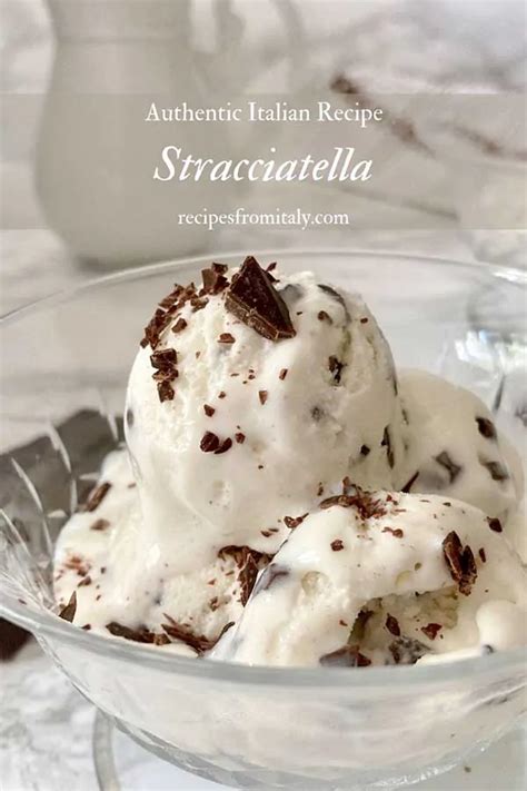 Stracciatella Gelato Recipe - Recipes from Italy