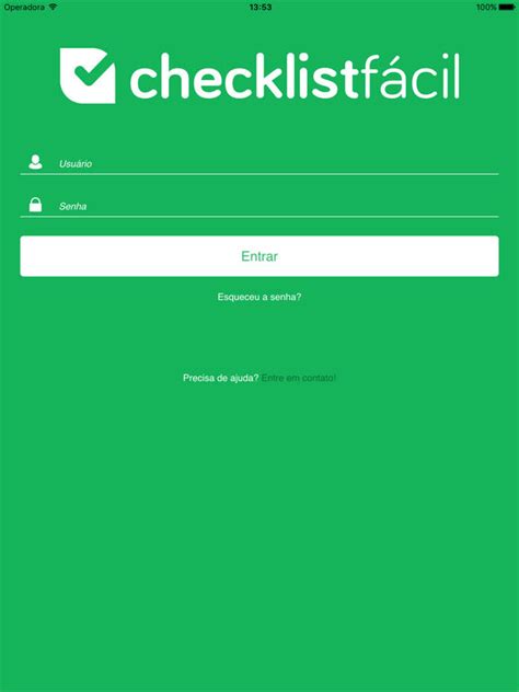 Checklist F Cil Plano De A O Apppicker