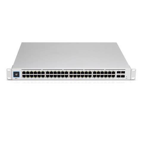 Ubiquiti UniFi Pro Layer 3 Managed PoE Switch (48-Port PoE+ (740W) + 4x 1G SFP Uplinks) Network Advantage Full L3 BGP/OSPF License [STACK-KIT] (USW-PRO-48P-4G-A-STACK-KIT)