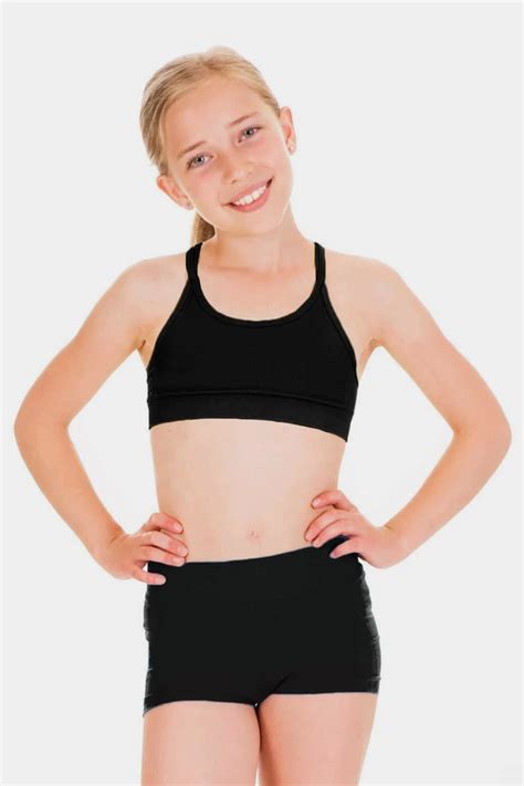 Seamless Activewear Mini Shorts Black In Girls Activewear