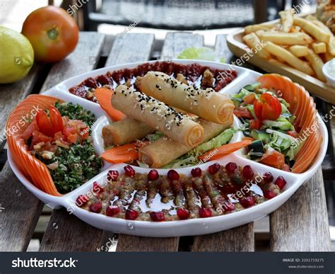 Arabic Appetizer Arab Restaurant Food Stock Photo 2201719275 Shutterstock