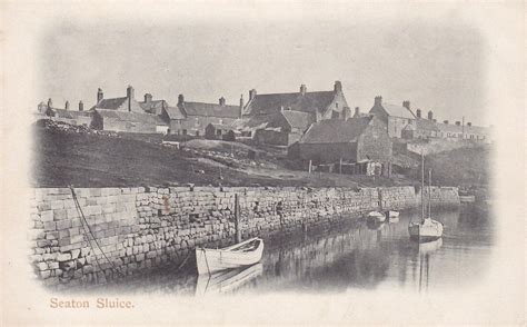 Seaton Sluice Harbour In 1905 From An Early Picture Postca Flickr