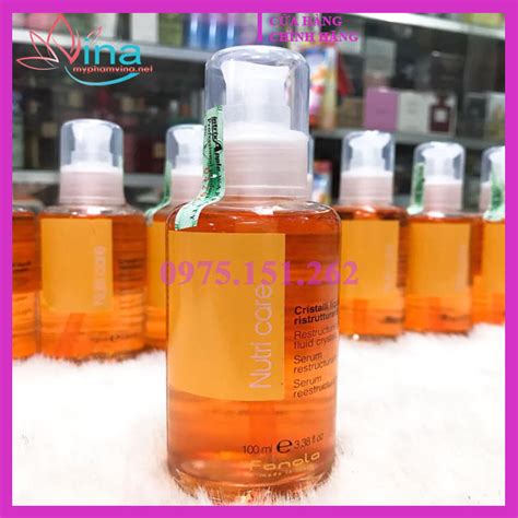 Tinh dầu phục hồi dưỡng tóc Fanola Nutri Care Restructuring Fluid