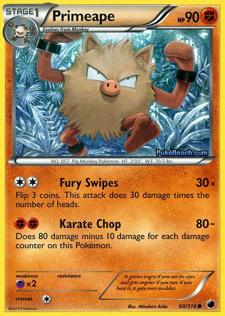 Primeape -- Plasma Freeze Pokemon Card Review | PrimetimePokemon's Blog