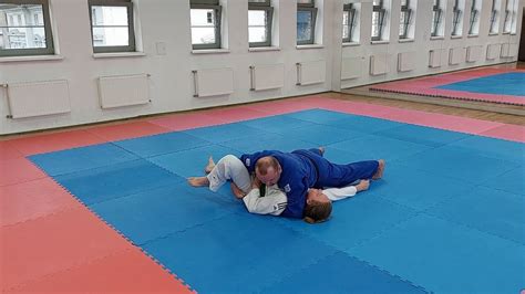 Judo Kuzure Yoko Shiho Gatame Odmiana Trzymania Cztery Strony