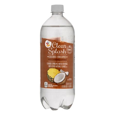 Save On Clear Splash Sparkling Water Beverage Coconut Pineapple Order