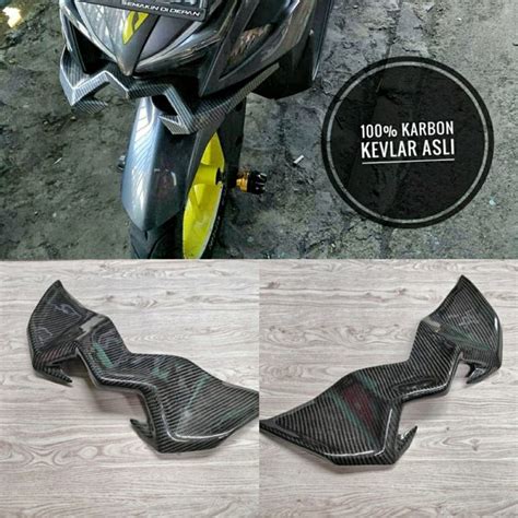 Jual Kumis Yamaha Aerox Wingelt Karbon Aerox Kumis Aerox Karbon