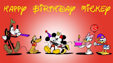 Happy Birthday Mickey By Joeywaggoner On Deviantart