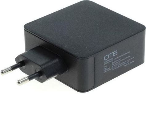 Otb Thuislader Met Usb C Pd En Usb A Poort W Zwart Bol