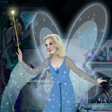 Blue Fairy From Pinocchio Blue Fairy Disney Artwork Fairytale Fantasies