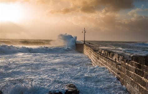 Top Ten Storm Watching Spots In Cornwall Harbour Holidays