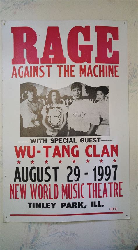 My Rage Against The Machine poster turns 20 today : r/RATM