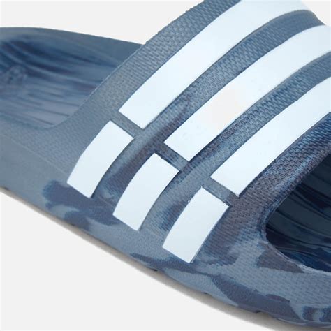 Adidas Duramo Slide Sandals In Blue For Men Lyst