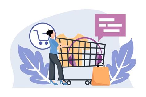 Premium Vector E Commerce Flat Design Illustration