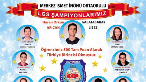 2022 LGS GURUR TABLOMUZ Merkez İsmet İnönü Ortaokulu