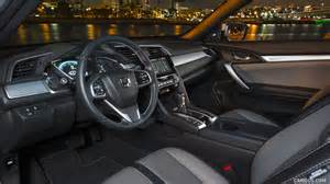 Honda Civic Coupe 2016my Touring Interior