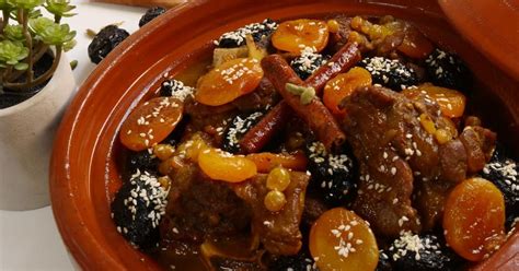 Tajine D Agneau Aux Abricots Et Aux Pruneaux Au Cookeo Plat Minceur