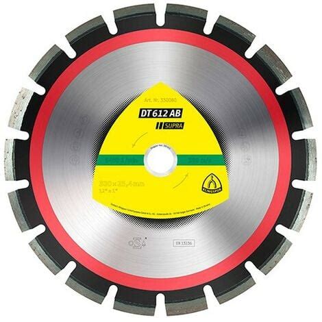 Disque Diamant SUPRA DT 612 AB D 500 X 3 7 X Ht 10 X 25 4 Mm