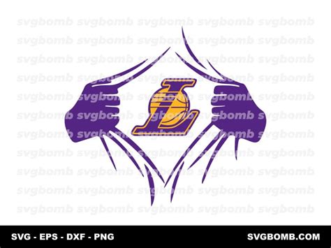 Lakers SVG Bundle Los Angeles Lakers Logo, NBA Team Vector, Lakers ...