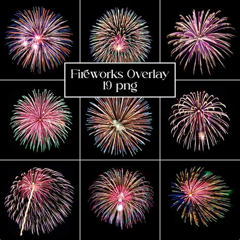 19 Fireworks Overlays, Photoshop Fireworks Overlays DIGITAL DOWNLOAD - Etsy