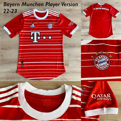 Jual JERSEY BAJU BOLA PRIA BAYERN MUNCHEN HOME PLAYER ISSUE 2022 2023