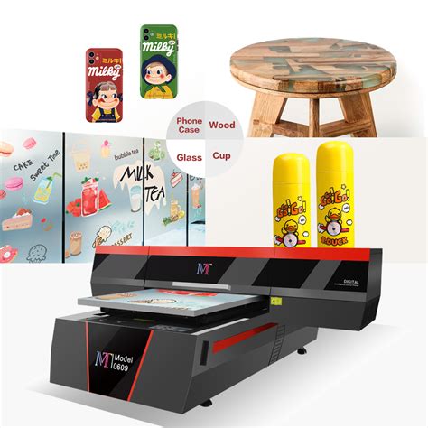 Mt Large Format Multipurpose Small Size UV Flatbed Printer UV 6090