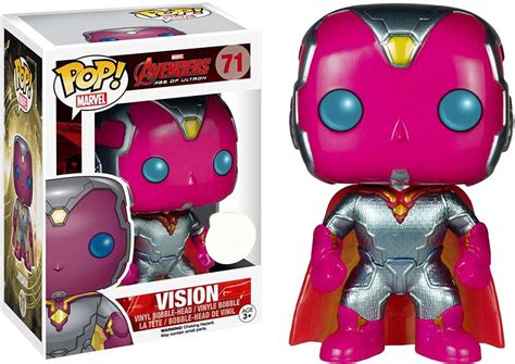 Funko POP! Marvel Vision Vinyl Bobble Head [Metallic] - Walmart.com