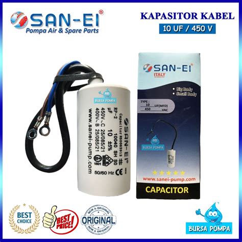 Jual Kapasitor Capasitor San Ei Uf Mikro V Kondensor Bulat