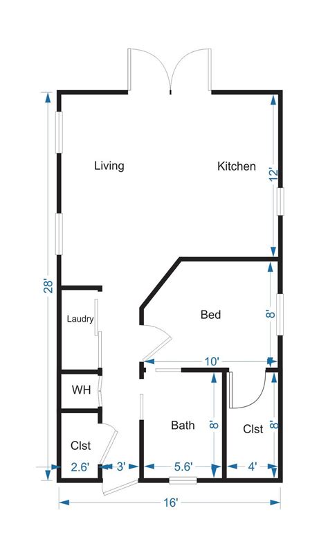 Tiny Home Floor Plan Gallery Robin Sheds