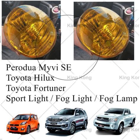 Fog Light For Perodua Myvi Se Hilux Vigo Kun