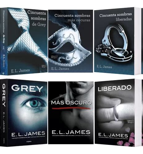 Cincuenta Sombras De Gray Colección Saga Completa 6 Libros Meses Sin Interés