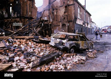 Handsworth Riots, Birmingham, England. 1985 The second Handsworth riots ...