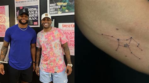 In Photos Dak Prescott And His Brother Tad Get Fresh Tattoos On Their