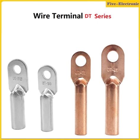 Pcs Dt Type Copper Terminal Tinned Copper Wire Ea Splice Connector