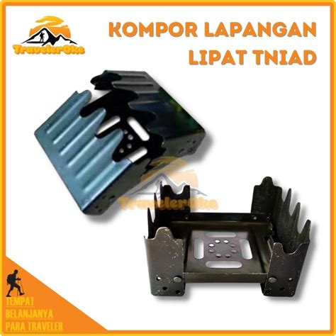 Jual Kompor Lapangan Besi Lipat Parafin Tni Survival Tool Kit Outdoor