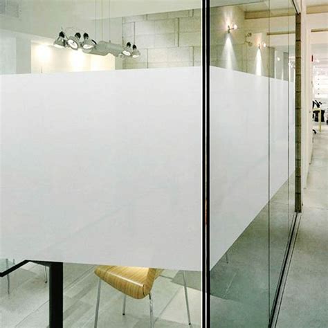 Duofire Privacy Window Film Frosted Glass Film Matte White Static Cling