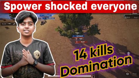 Spower Shocked Everyone Kills Domination Godl Vs Loby Bgmi