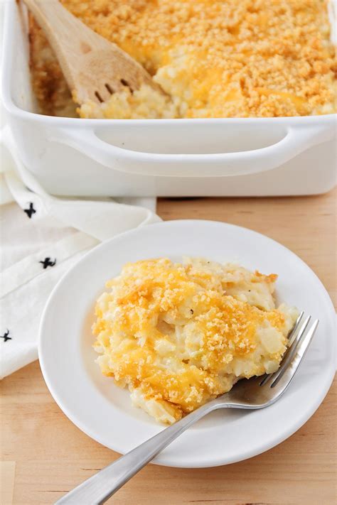 Cheesy Potato Casserole The Baker Upstairs