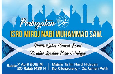 Contoh Desain Spanduk Isra Miraj Gambar Spanduk Images And Photos Finder