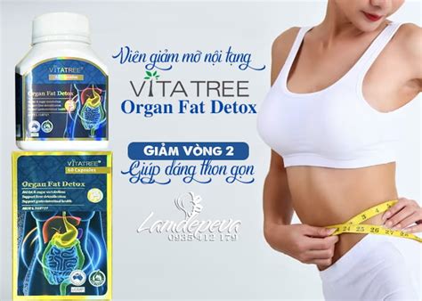 Viên uống thải độc mỡ nội tạng Vitatree Organ Fat Detox EVA