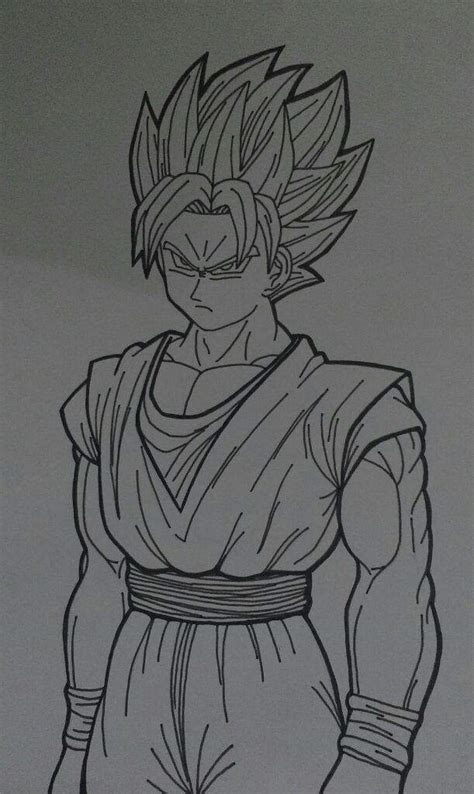 Dibujos De Goku Ssj Blue Para Colorear Vsun