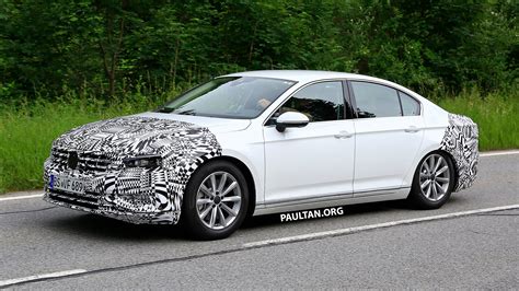 Spied Volkswagen Passat Facelift To Get Arteon Look Vw Passat