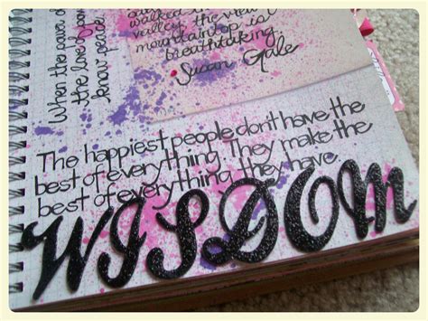 A Crafty Island Girl: Smashbook: Words of Wisdom