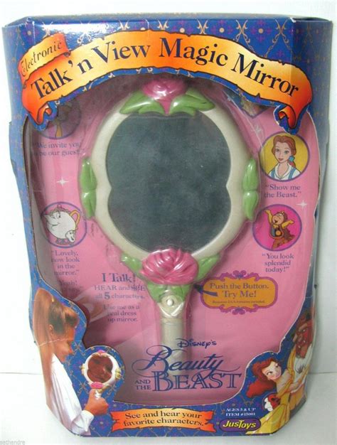 Vtg Disney S Beauty And The Beast Electronic Talk N View Magic Mirror