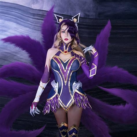 Costume De Cosplay De Cosplay Ahri Lol Coven Ahri Boutique En Ligne