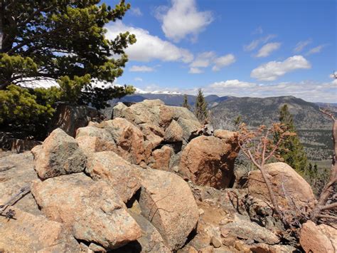 Hiking Rocky Mountain National Park Steep Mountain And Bierstadt Lake