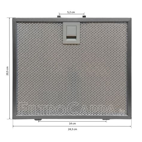 Filtro Metallico X Cm Per Cappa Falmec Virgola