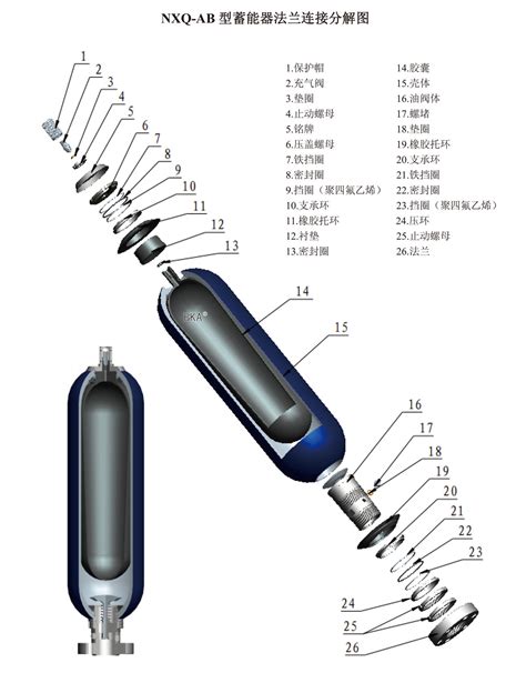 囊式蓄能器 蓄能器 宁波市巴克蓄能器技术有限公司