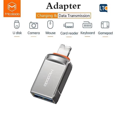 Mcdodo Ot Otg Usb A To I S Type C Mini Otg Adapter Shopee