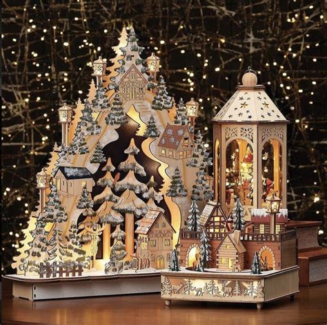 Wooden Christmas Pyramids Inspired By German Tradition